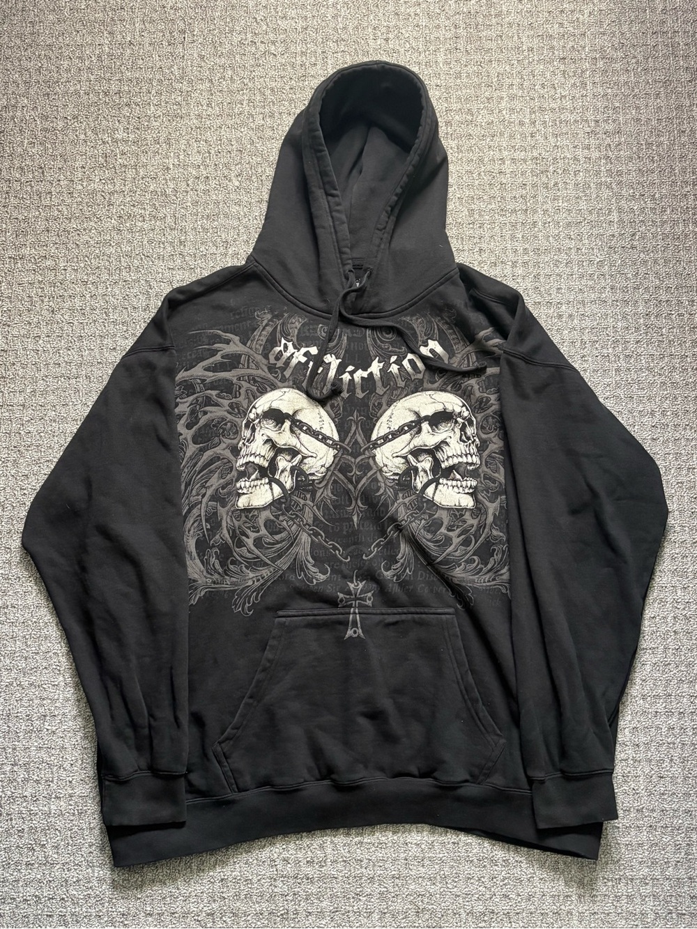 Y2K 2000s style Affliction Graphic Pullover Hoodie | $60